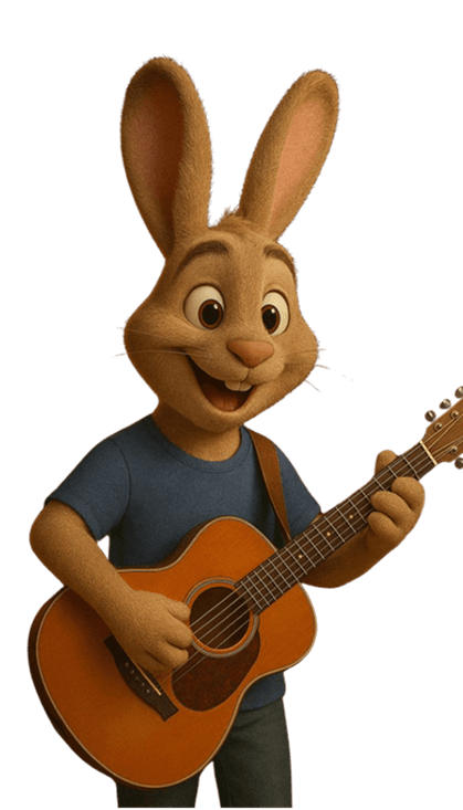 Guitarist Rabbit